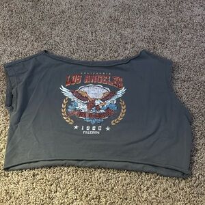 off the shoulder La crop top M